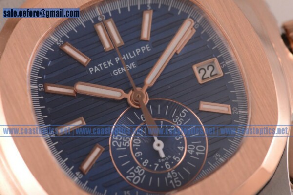 Perfect Replica Patek Philippe Nautilus Chrono Watch Two Tone 5980/1AR-001 (BP) - Click Image to Close